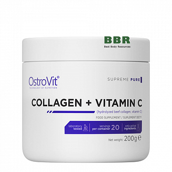 Collagen + Vitamin C 200g, OstroVit