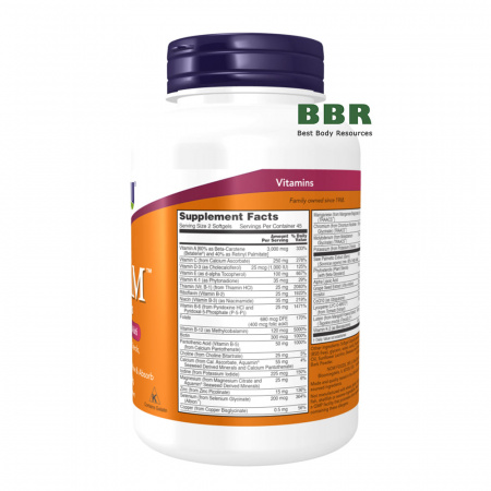 ADAM Superior Mens Multi 90 Softgels, NOW Foods