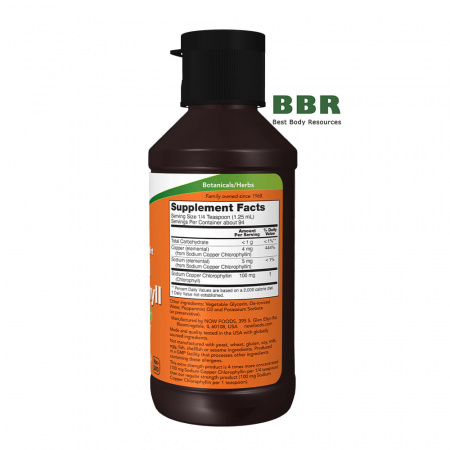 Liquid Chlorophyll 118ml, NOW Foods