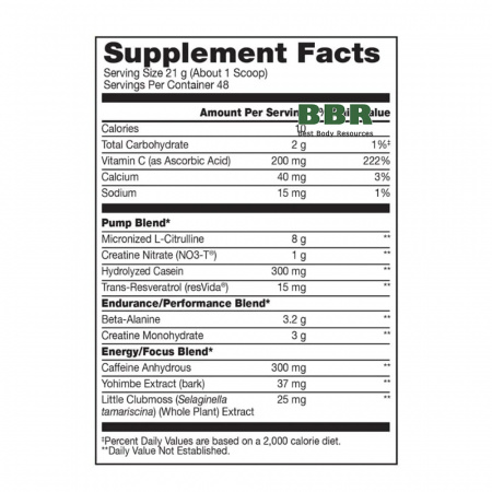 N.O.-Xplode Vaso Pump 1000g, BSN