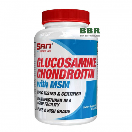 Glucosamine & Chondroitin MSM 90tab, SAN