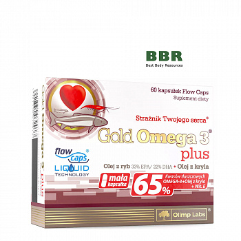 Gold Omega 3 Plus 60 Softgels, Olimp