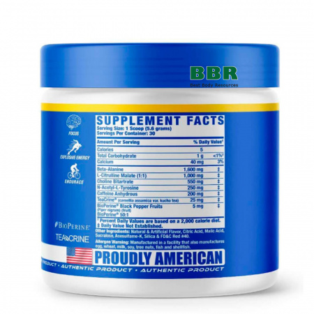 Pre XS 30 servings, Ronnie Coleman