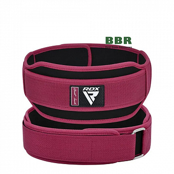 Пояс неопреновый для тяжелой атлетики RX5 Double Belt Pink, RDX