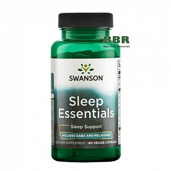Sleep Essentials 60 Veg Caps, Swanson