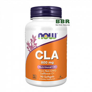 CLA 800mg 90 Softgels, NOW Foods
