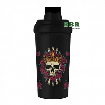 Шейкер Skull Black 750ml, EuroShaker