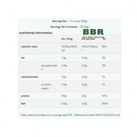 Soy Protein Isolate 1000g, MyProtein
