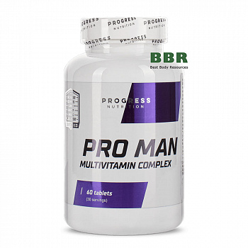 Pro Man Multivitamin Complex 60 Tabs, Progress Nutrition