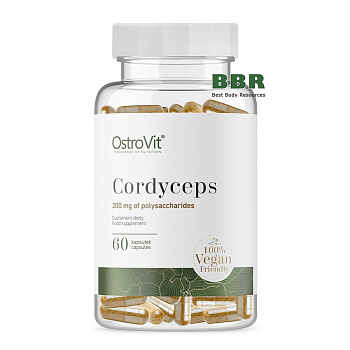 Cordyceps 200mg of Polysaccharides 60 Caps, OstroVit