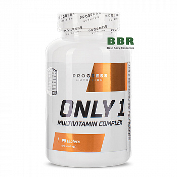Only 1 Multivitamin Complex 90 Tabs, Progress Nutrition