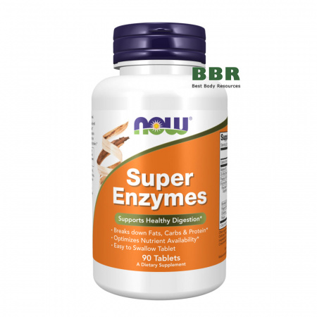 Super Enzymes 90 Tabs, NOW Foods Super Enzymes 90 Tabs, NOW Foods