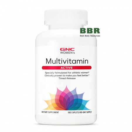 Womens Multivitamin Active 180 Tabs, GNC