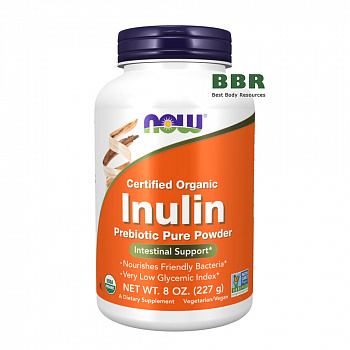 Inulin Powder 227g, NOW Foods