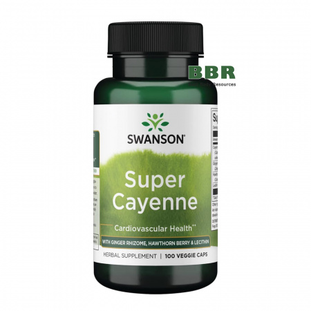 Super Cayenne 100 Veg Caps, Swanson
