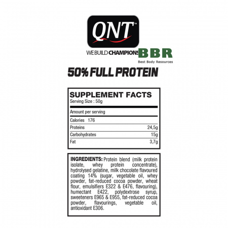 50% Full Protein Bar 50g, QNT