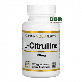L-Citrulline 500mg 60 Veg Caps, California GOLD Nutrition
