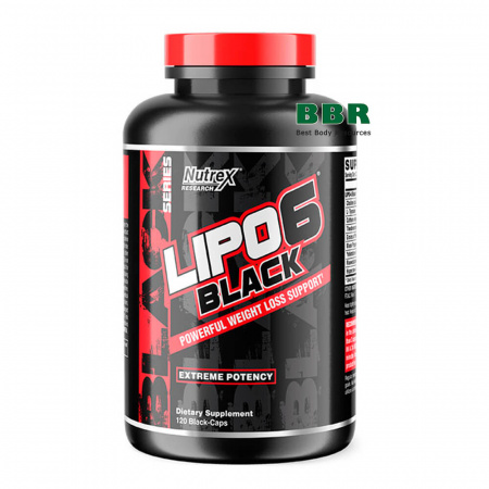 Lipo-6 Black 120 caps, Nutrex