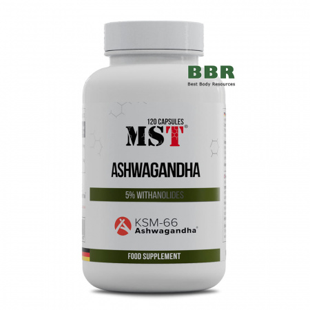 Ashwagandha KSM-66 120 Caps, MST