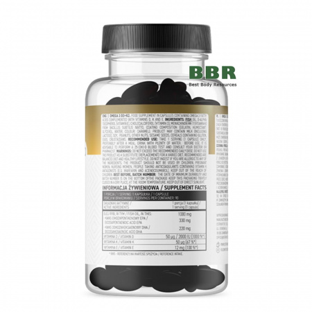 Omega 3 D3 + K2 90 Softgels, OstroVit