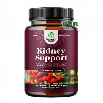 Kidney Support 60 Caps, Natures Craft