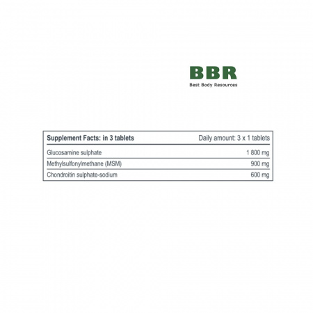 Glucosamine Chondroitin MSM Complex 90 Tabs, Progress Nutrition