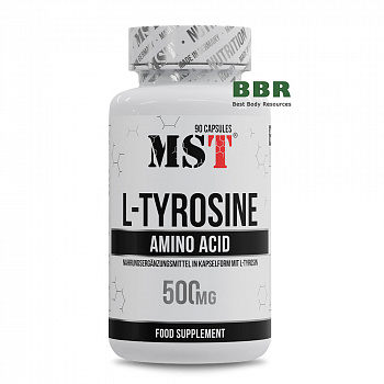 L-Tyrosine 500mg 90 Caps, MST