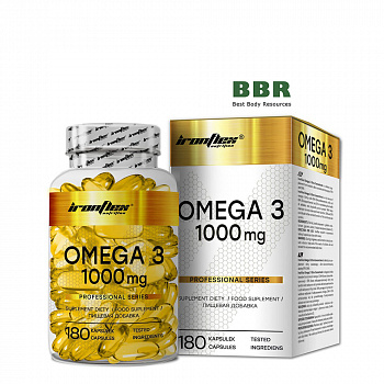 Omega 3 180 Caps, IronFlex