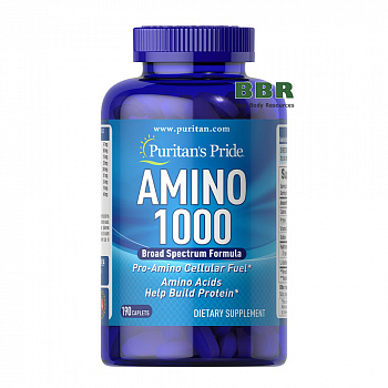 Amino 1000 190 Tabs, Puritans Pride 
