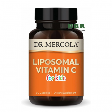 Liposomal Vitamin C for Kids 125mg 30 Caps, Dr. Mercola