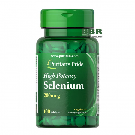 Selenium 200mcg 100 Tabs, Puritans Pride Selenium 200mcg 100 Tabs, Puritans Pride