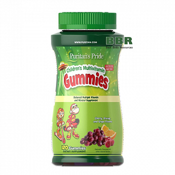 Childrens Multivitamins and Minerals 120 Gummies, Puritans Pride
