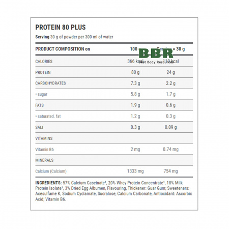 Protein 80 Plus 2000g, Weider