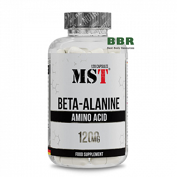 Beta-Alanine 1200mg 120 Caps, MST