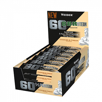 60% Protein Bar 45g, Weider