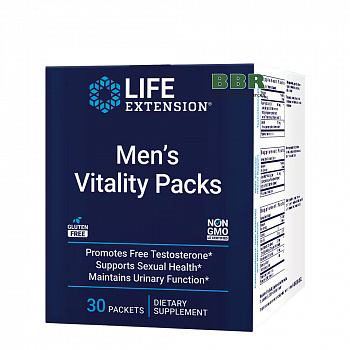Men's Vitality Packs 30 Packets, Life Extension