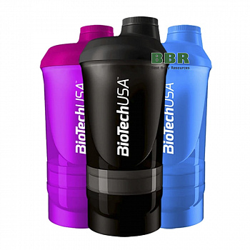 Шейкер Wave 3-х комп. 600ml + 200ml + 150ml, BioTechUSA