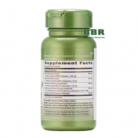 Liver Support 50 Caps, GNC Herbal Plus