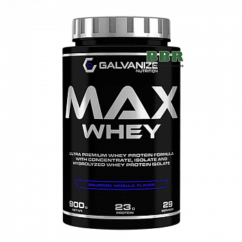 GNutrition Max Whey 900g, Galvanize