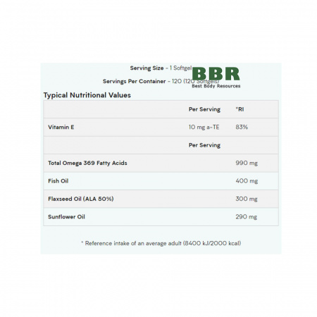 Omega 3-6-9 120 Softgels, MyProtein