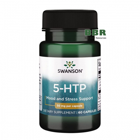 5-HTP 50mg 60 Caps, Swanson 5-HTP 50mg 60 Caps, Swanson