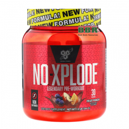 N.O.-Xplode Caffeine Free 555g, BSN