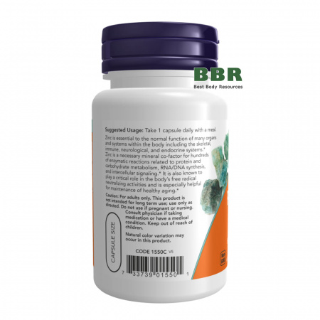 Zinc Picolinate 50mg 120 Caps, NOW Foods
