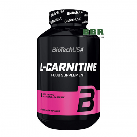 L-Carnitine 1000 60 Tabs, BioTechUSA L-Carnitine 1000 60 Tabs, BioTechUSA