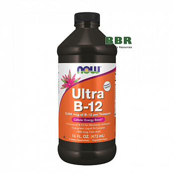 Ultra B-12 473ml, NOW Foods