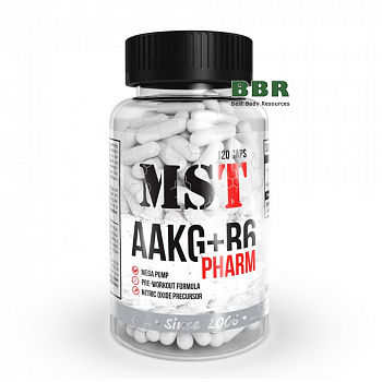 AAKG + B6 120 Caps, MST
