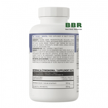 Choline plus Inositol 90 Tabs, OstroVit