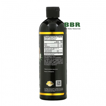 MCT Oil from Coconut 355ml, California GOLD Nutrition