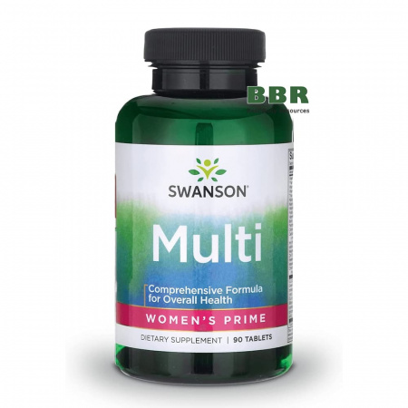 Multi Womens Prime 90 Tabs, Swanson Multi Womens Prime 90 Tabs, Swanson