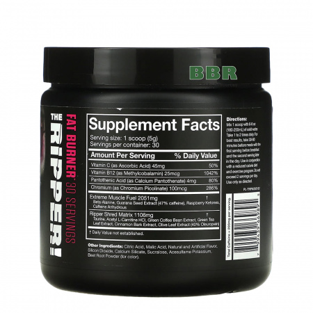 The Ripper Fat Burner 30 Servings, JNX Sports
